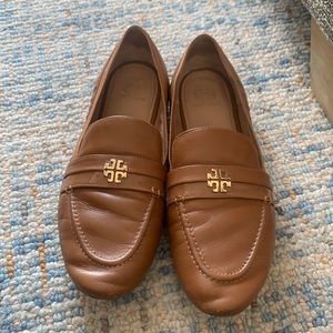 Tory Burch brown leather loafers size 9.5